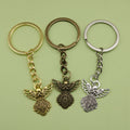 Metal Angel Pendant Keychain For Bag Charm Gift view 1