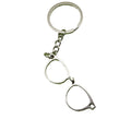 Metal Glasses Keychain Minimalist Bag Charm Gift view 5