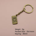 Zinc Alloy Heart Phone Keychain Bag Charm Gift view 2
