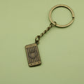 Zinc Alloy Heart Phone Keychain Bag Charm Gift view 6