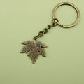 Metal Minimalist Maple Leaf Keychain Bag Charm view 6