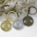Metal Star Moon Keychain Bag Charm Gift view 3