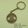 Metal Star Moon Keychain Bag Charm Gift view 2