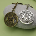 Metal Star Moon Keychain Bag Charm Gift view 4
