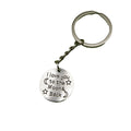 Metal English Letter Keychain Key Ring view 5