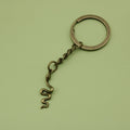 Metal Minimalist Snake Keychain Bag Charm Gift Accessory view 6