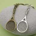 Metal Simple Racket Keychain Bag Charm view 4