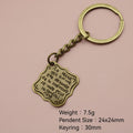 Zinc Alloy Minimal Letter Keychain Bag Charm Fashion Accessory view 2