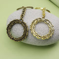 Zinc Alloy Simple Olive Branch Keychain Bag Charm Gift view 4