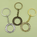 Zinc Alloy Simple Olive Branch Keychain Bag Charm Gift view 1