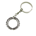 Zinc Alloy Simple Olive Branch Keychain Bag Charm Gift view 5