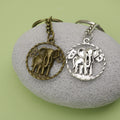 Zinc Alloy Simple Elephant Keychain Bag Charm Gift view 4