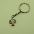 Zinc Alloy Simple Balance Scale Keychain Bag Charm Gift view 6