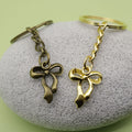 Zinc Alloy Bow Keychain Bag Charm Gift view 4