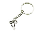 Zinc Alloy Bow Keychain Bag Charm Gift view 5