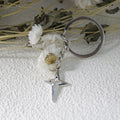 Zinc Alloy Minimalist Skull Keychain Bag Charm Gift view 3