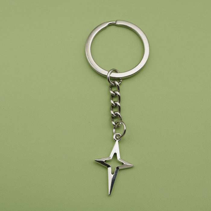 Zinc Alloy Minimalist Skull Keychain Bag Charm Gift