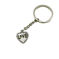 Zinc Alloy Heart Love Keychain Romantic Gift Key Ring view 5
