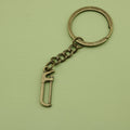 Zinc Alloy Simple Saw Tool Keychain Bag Charm Gift view 6