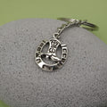 Metal Horseshoe Keychain Minimalist Bag Charm Gift view 4