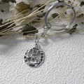 Metal Horseshoe Keychain Minimalist Bag Charm Gift view 3