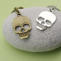 Metal Skull Keychain Gothic Bag Charm Key Ring Gift view 4