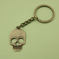 Metal Skull Keychain Gothic Bag Charm Key Ring Gift view 6