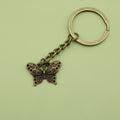 Metal Minimalist Butterfly Keychain For Bag Charm Gift view 6