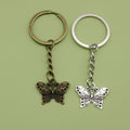 Metal Minimalist Butterfly Keychain For Bag Charm Gift view 1