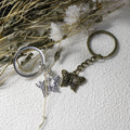 Metal Minimalist Butterfly Keychain For Bag Charm Gift view 4