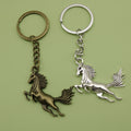 Metal Horse Shape Keychain Animal Bag Charm Gift view 1