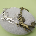 Metal Horse Shape Keychain Animal Bag Charm Gift view 4