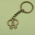Metal Gender Symbol Keychain Simple Bag Charm view 6