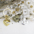 Zinc Alloy Heart Best Friend Keychain Bag Charm Gift view 2