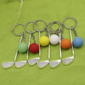 Metal Simple Golf Ball Keychain For Sports Gift view 1