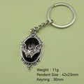 Zinc Alloy Vampire Bat Keychain Gothic Bag Charm Gift view 2