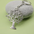 Metal Minimalist Tree Keychain Bag Charm Gift Accessory view 4
