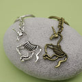 Zinc Alloy Unicorn Keychain Cute Bag Charm Gift view 4