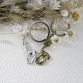 Zinc Alloy Minimal Deer Keychain Bag Charm Gift view 3