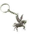 Zinc Alloy Minimalist Pegasus Keychain Bag Charm Gift – Antique Copper view 5