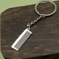 Zinc Alloy Minimalist Comb Keychain Bag Charm Gift view 4