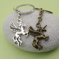 Zinc Alloy Pegasus Keychain Minimalist Bag Charm Gift view 4