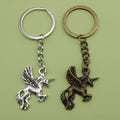 Zinc Alloy Pegasus Keychain Minimalist Bag Charm Gift view 1