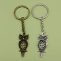 Zinc Alloy Simple Owl Shape Keychain Bag Charm Gift Accessory view 1