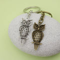 Zinc Alloy Simple Owl Shape Keychain Bag Charm Gift Accessory view 4