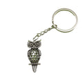 Zinc Alloy Simple Owl Shape Keychain Bag Charm Gift Accessory view 5
