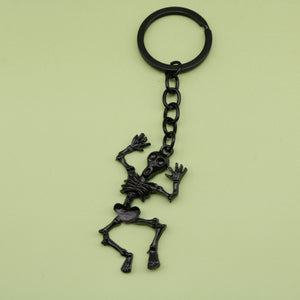 Zinc Alloy Simple Skull Keychain For Bag Charm Gift