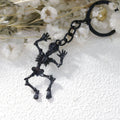 Zinc Alloy Simple Skull Keychain For Bag Charm Gift view 3