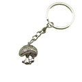 Metal Minimalist Mushroom Keychain Bag Charm view 5