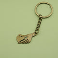 Zinc Alloy Heart Hand Gesture Keychain Bag Charm Gift view 1